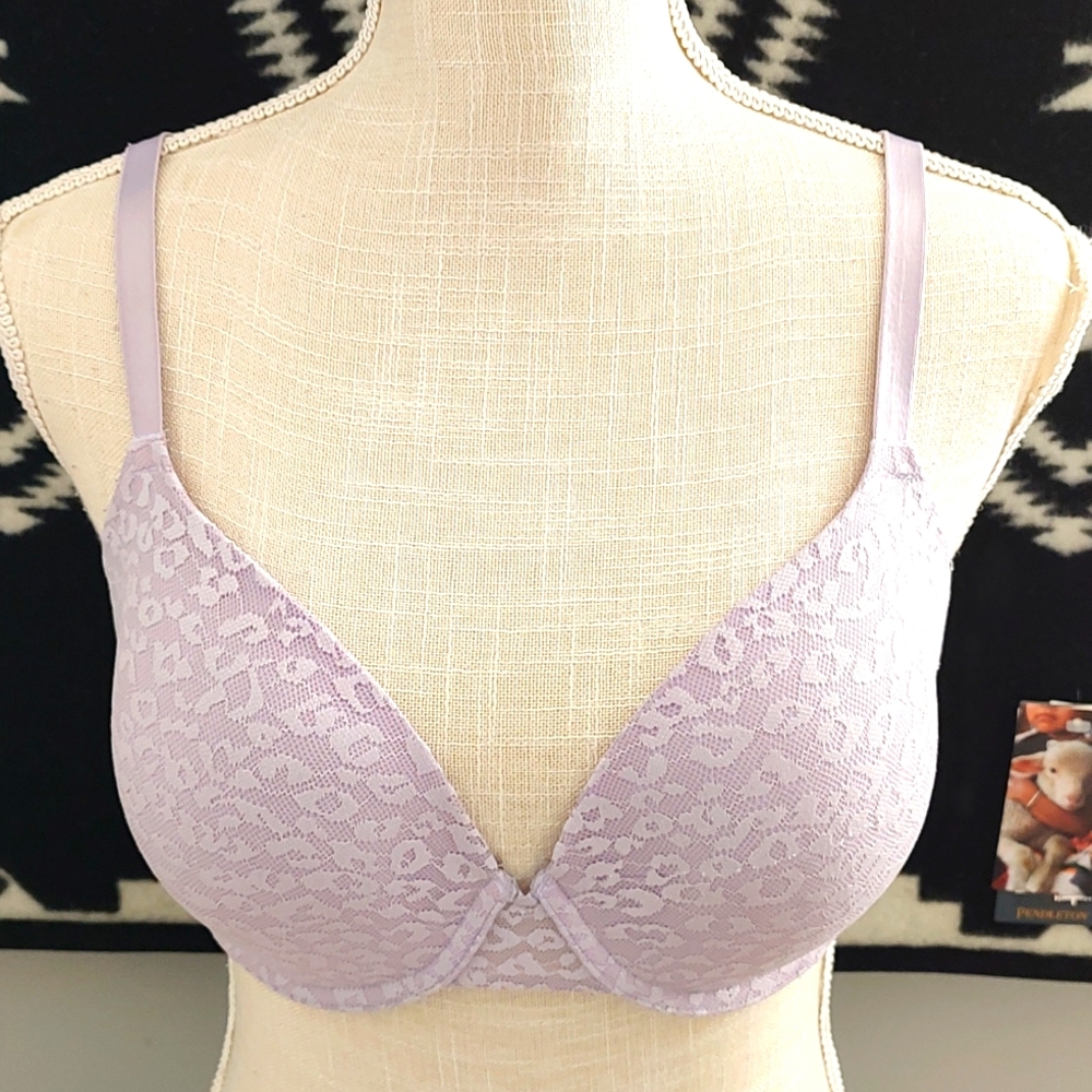 💐GUC PINK by VS Wear Everywhere T-shirt Lightly Lined Underwire Bra, Lavender